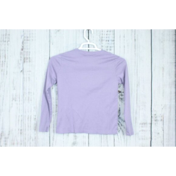 LL Bean Soft Pima Long Sleeve Crewneck Tee Dusty Purple Size XS Pet - Picture 6 of 9